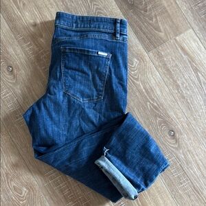 White House Black Market Blue Ankle Cropped Jeans